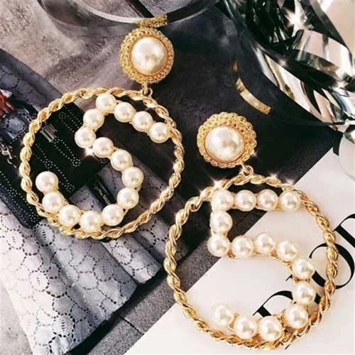 Orecchini anello cavo - orecchini, ad