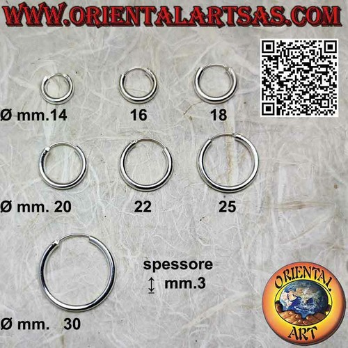 Orecchini argento 925 - in, ‰
